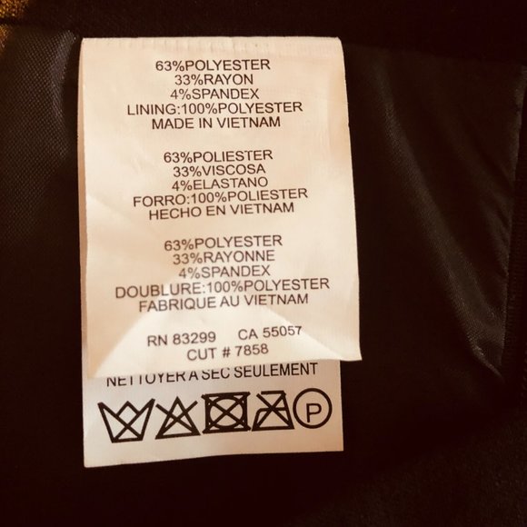 NWOT-Isaac Mizrahi black pencil skirt - size 4 - Picture 6 of 7